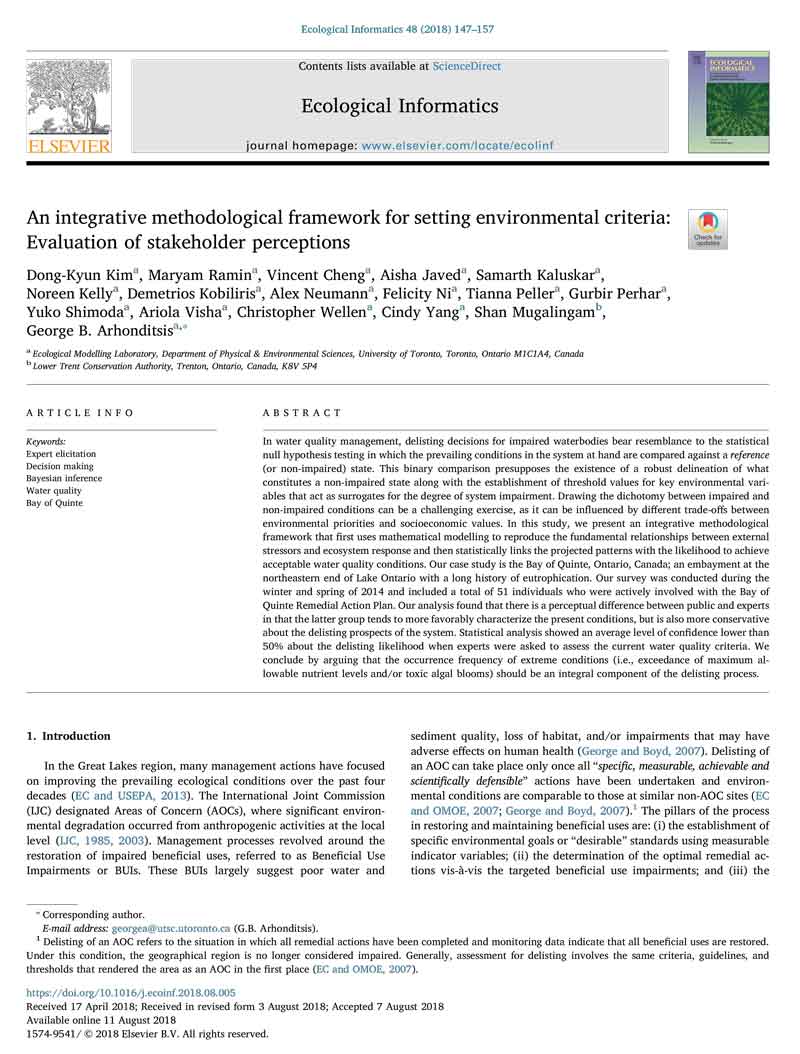 An integrative methodological framework for setting environmental criteria